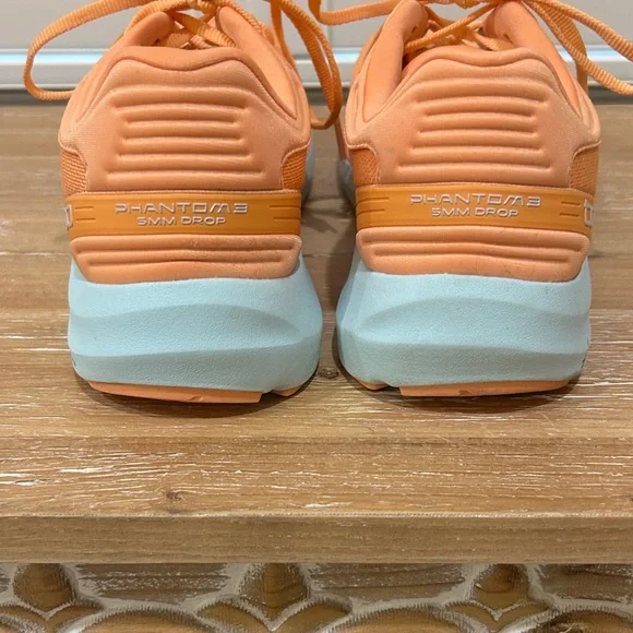 Topo Women's Orange/Sky Athletic Phantom 3 Shoes - Picture 4 of 11